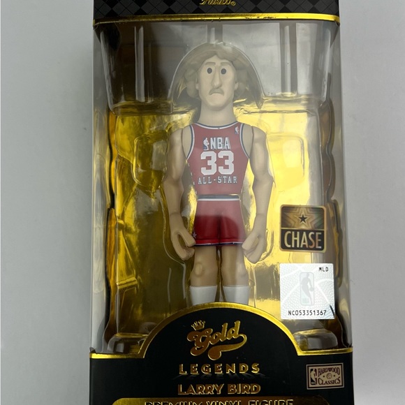 Larry Bird Boston Celtics Funko Gold NBA Legends 5" ALL STAR CHASE (Red) - Picture 3 of 6